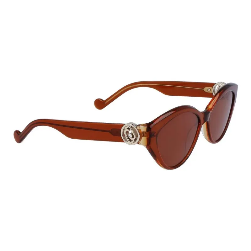 LIU·JO UOMO Acetate Cat Eye Sunglasses Women's Brown-2