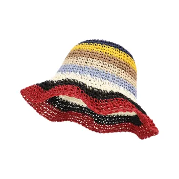 SLEEPYWALK Straw Paper Bucket Hats Unisex