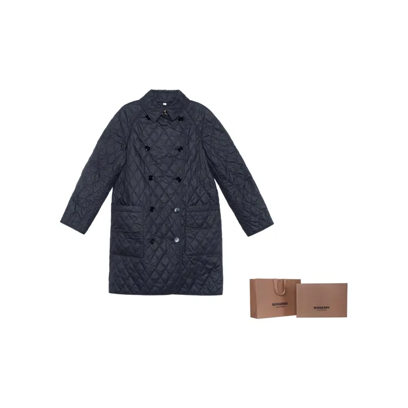 Burberry Puffer Jacket Women's Black-4