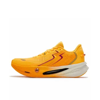 361° Speed Boost Float 2.0 Abrasion Resistant Rebound Low Top Carbon Plate Casual Running Shoes Men's Orange Purple