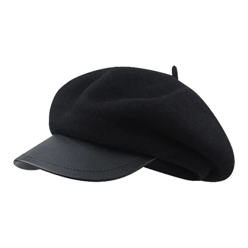 YUZHAOLIN Sheep Wool Baseball Caps Women's-5