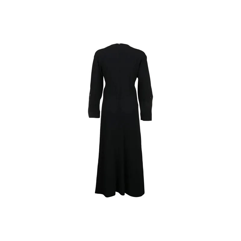 Victoria Beckham Draped Midi Dress-1