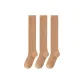 [Calf Socks Style 3 Pack]Coffee