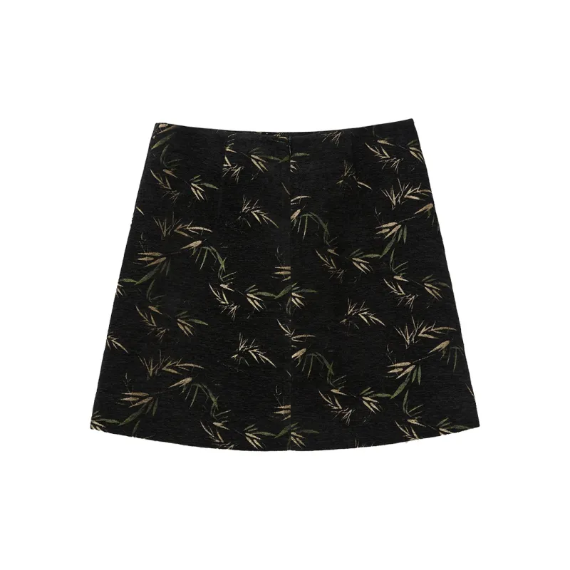 WESTLINK Casual Short Skirts Women's Black-1