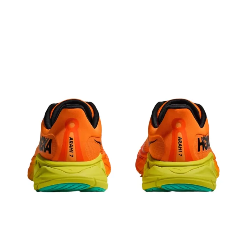 HOKA ONE ONE Arahi 7 Electric Tangerine Black Women's-3