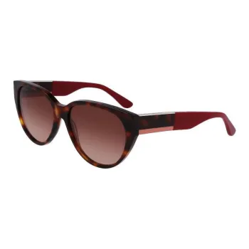 LACOSTE Plastic Oval Sunglasses Women's Brown