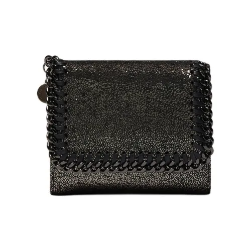 Stella McCartney Chain Link Trim Small Flap Wallet