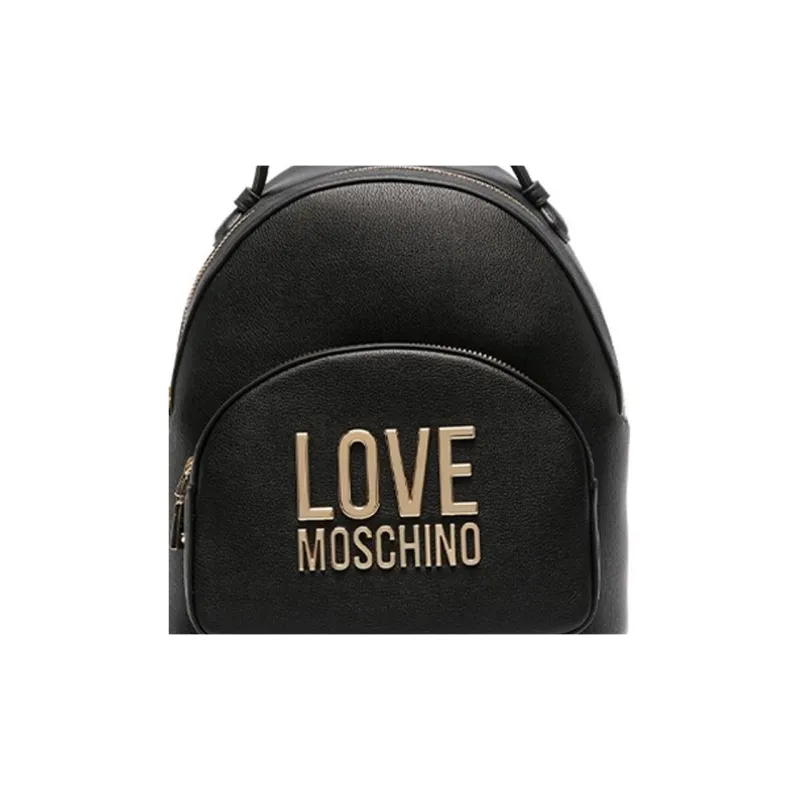 LOVE MOSCHINO Polyurethane Backpack Mini Women's Black-4