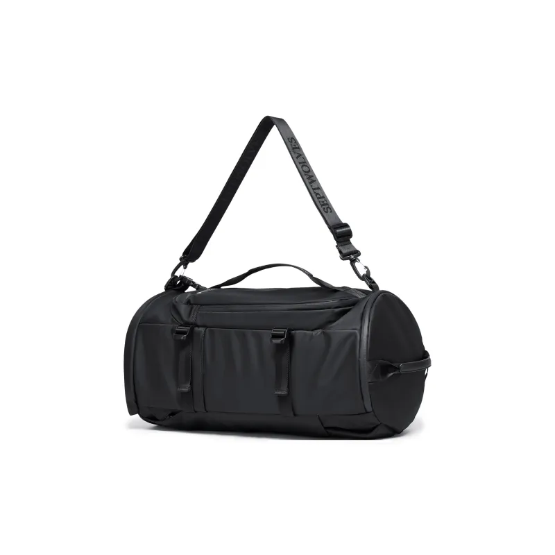 SEPTWOLVES Fabric Short Business Trip Travel Bag QPL Unisex Black-3