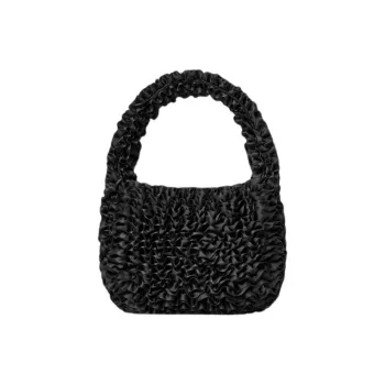 COS Polyester One Shoulder Handbag Medium Size Women's Black