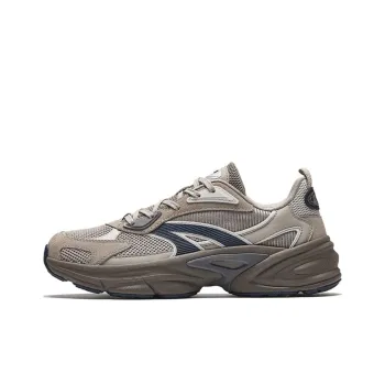 Anta AT801 Anti Slip Wear Resistant Low Top Casual Shoes Women's Brown Blue