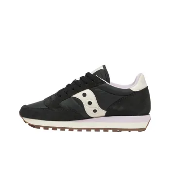 Saucony Jazz Original Slip Resistant Low Top Casual Shoes Women's Black Lilac