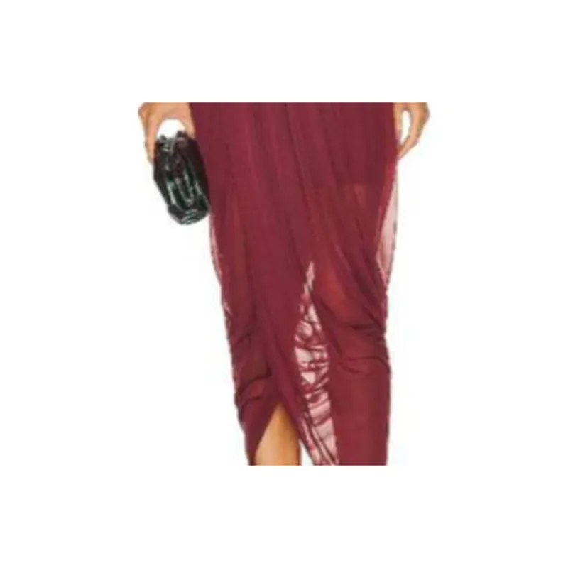 Burberry Sleeveless Dress Women's Red-4