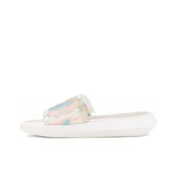 UGG Slide Cali Collage Slipper Rainbow Blue Women's