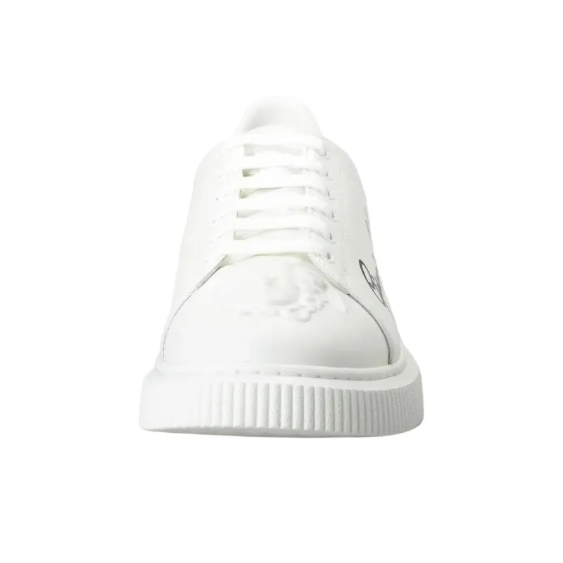 FANSIZHE Gianni Low-Top Skateboard Shoes Men's White-3