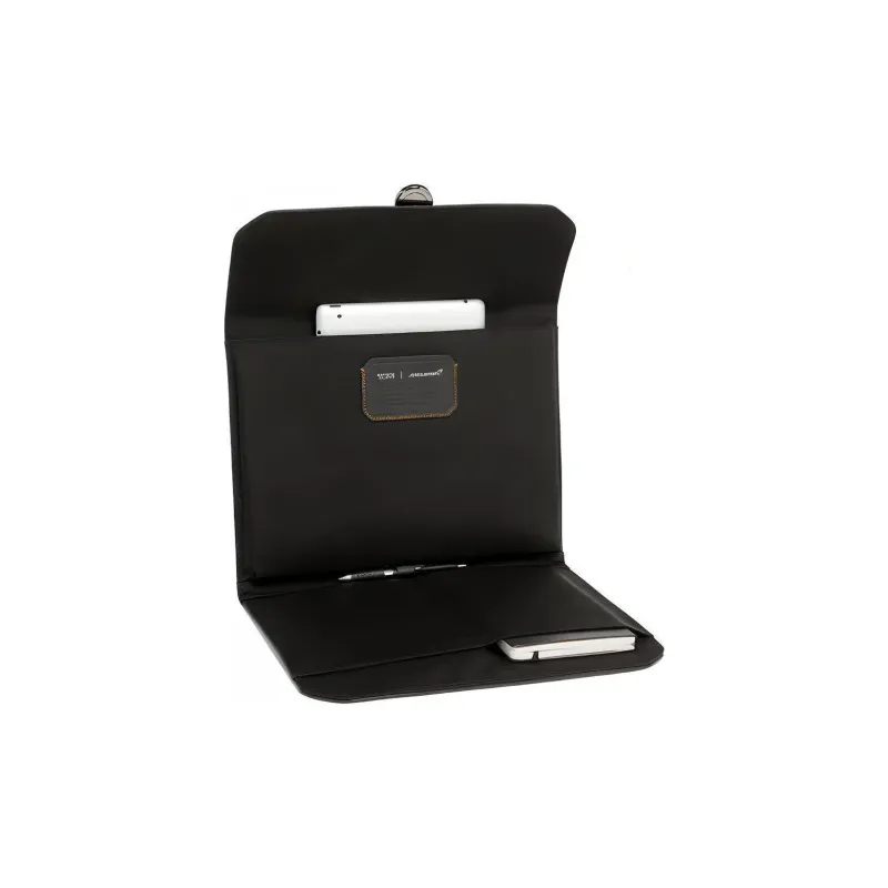 TUMI McLaren Collaboration Fabric Laminated Carbon Fiber Briefcase Storage Bag Clutch Men's Black-2