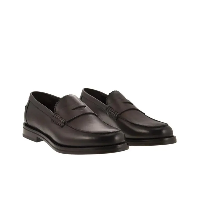 DOUCAL'S PENNY Loafers 3cm Men's Brown-2