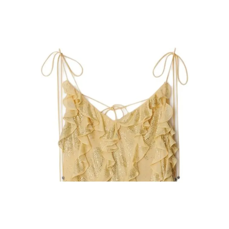 Burberry Sleeveless Dress Women's Sandstone-Colored-4