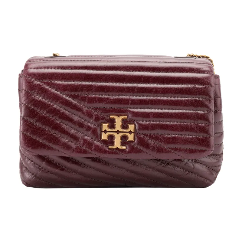 TORY BURCH Kira Leather One Shoulder Handbag Crossbody Bag Mini Women's Brown-0