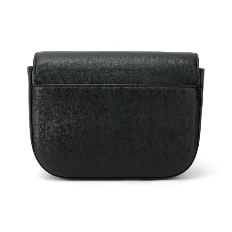 TORY BURCH Leather Shoulder Bag, Crossbody Bag Women's Black-2