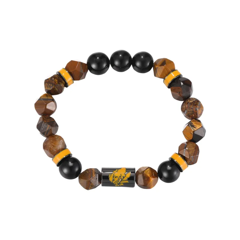 Clect Tiger's Eye Stone Bracelets Men's-0