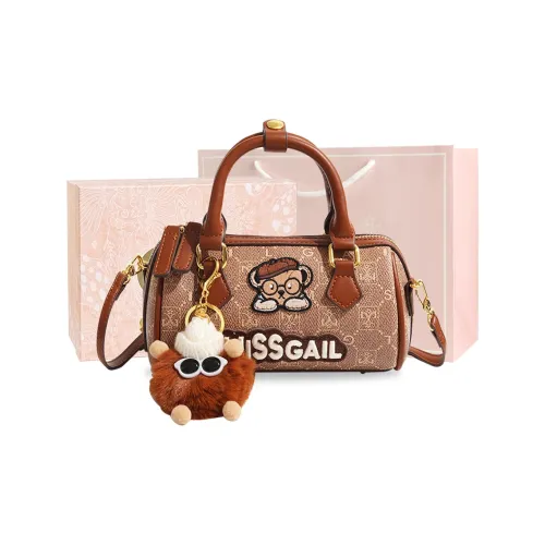 MISS GAIL Artificial Leather Handbag, Shoulder Bag, Crossbody Bag Regular Women's Brown