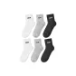 Mixed Color 6 Pack (Black 2+White 2+Gray 2)