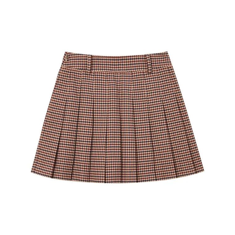 E.land Casual Short Skirts Women's Burgundy/Baojun Earth Color-1