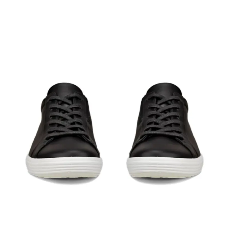 Ecco Soft 7 Low Top Skateboard Shoes Women's Black-4