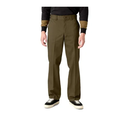 Dickies Skateboarding Regular Fit Twill Pants Cargo Pants Men's Olive Green