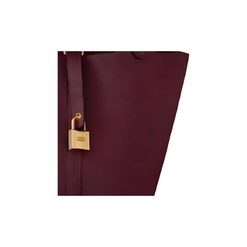 HERMES Picotin Maurice Bullock Leather Basket Bag Handbag Bucket Bag Women's 57 Bordeaux Red-4