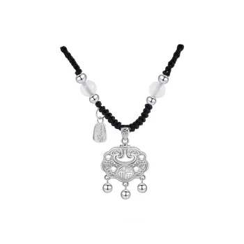 UZIID Sterling Silver Necklaces Unisex