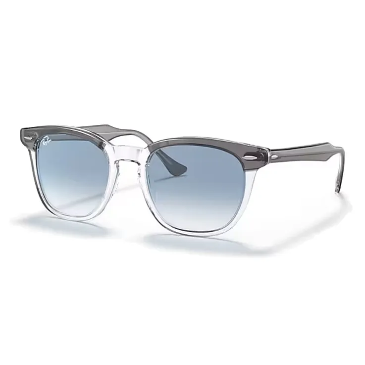 RayBan Acetate Rectangular Sunglasses Men's Gray-0