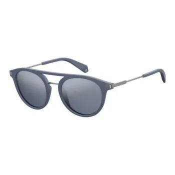 Polaroid Oval Sunglasses Men's Blue