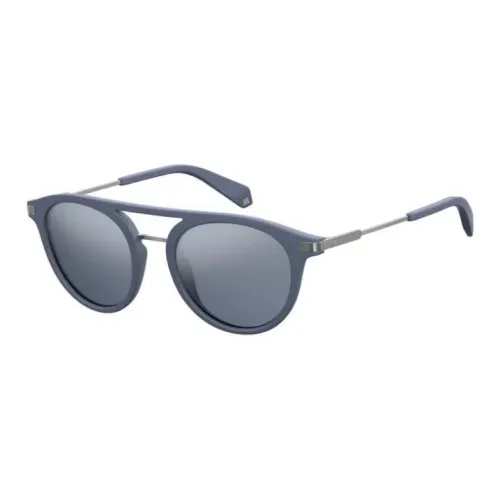 Polaroid Oval Sunglasses Men's Blue