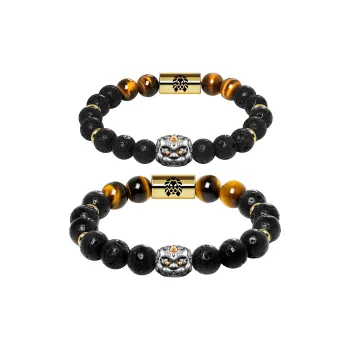 Rastaclat Obsidian Jade Bracelets Unisex