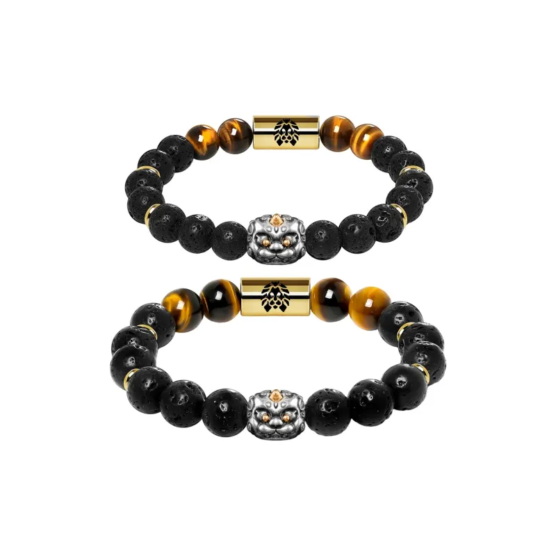 Rastaclat Obsidian Jade Bracelets Unisex-10