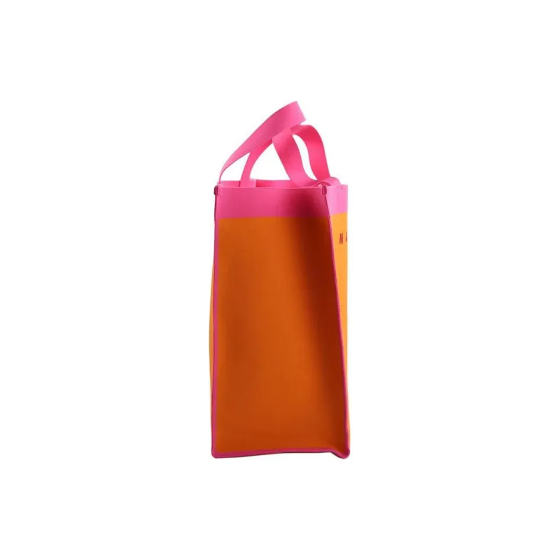 MARNI Polyester Combo Bag Handbag Women's Orange-4