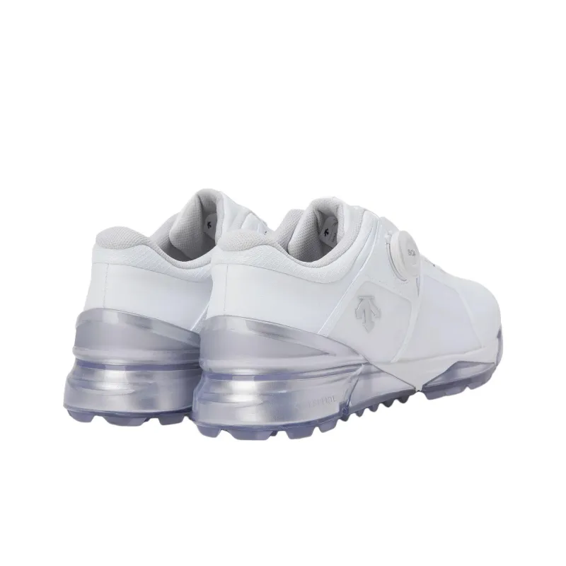 DESCENTE Anti Slip Wear Resistant Low Top Golf Shoes Unisex White-3