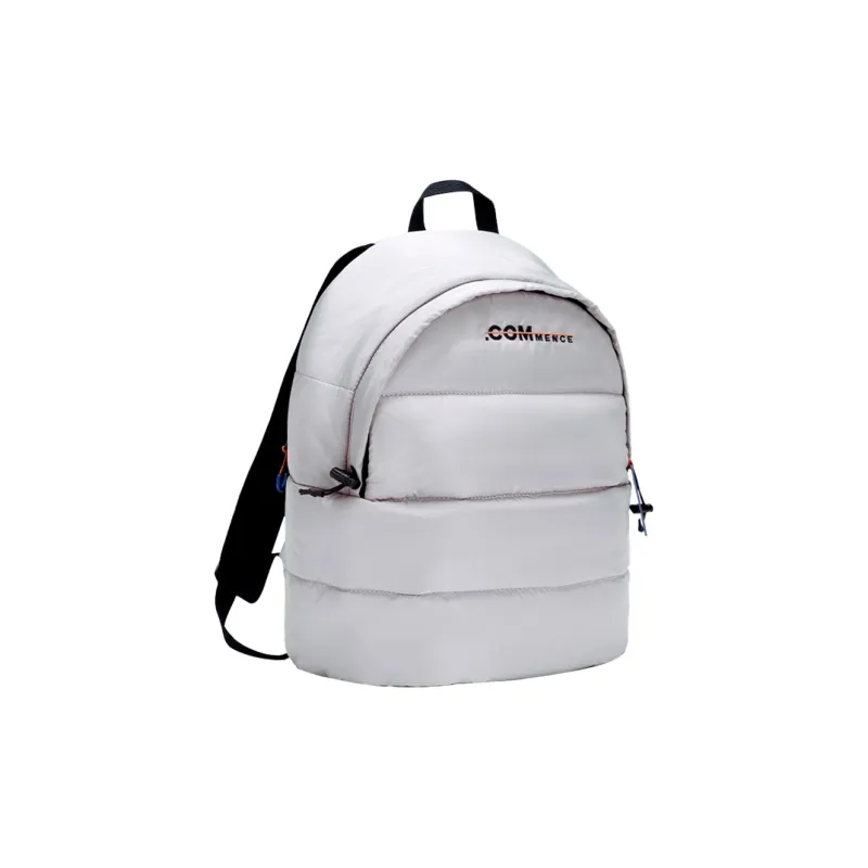 COMMENCE Fabric Backpack Unisex Snow White/Misty Gray-5
