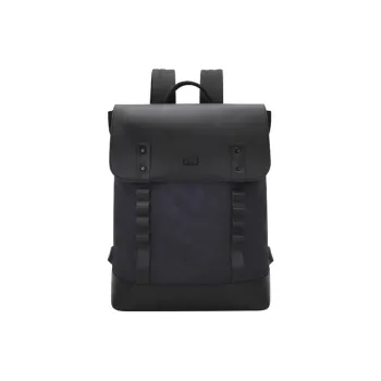 ELLE HOMME PU Laptop Bag Backpack Medium Size Men's Blue
