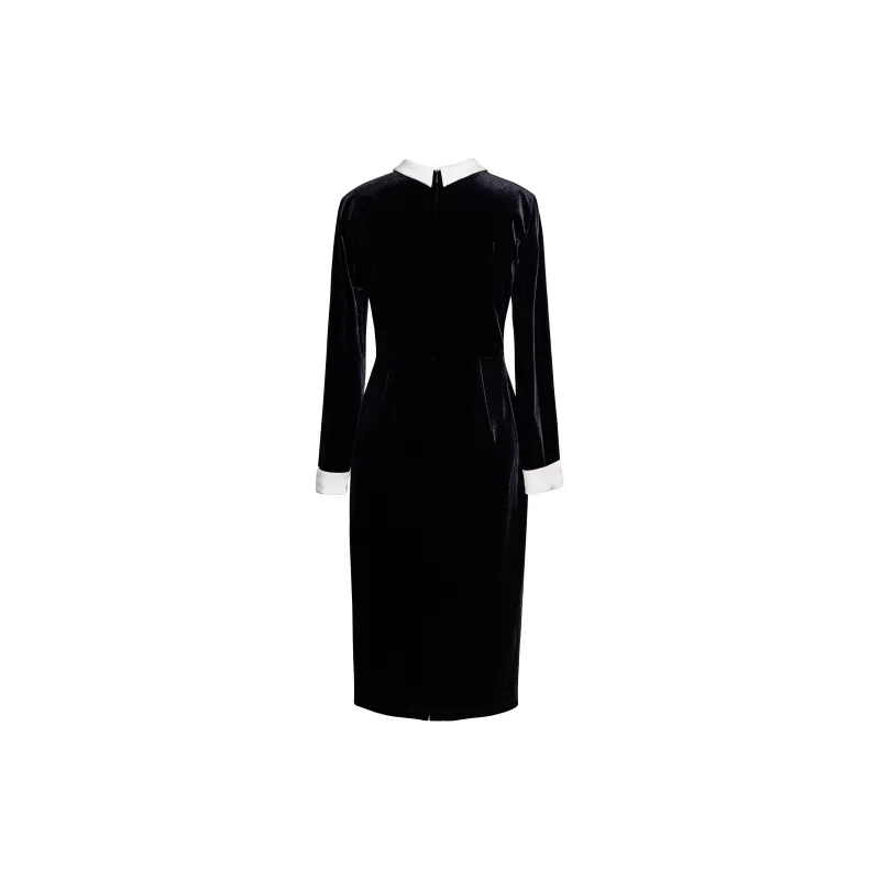 ROEYSHOUSE Long Sleeved Dresses Women's Black-1