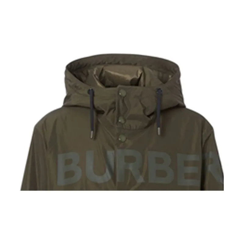 Burberry Parka Coats Men Green-4