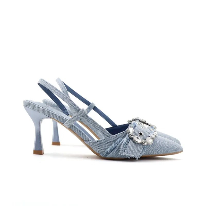 TADSW Slim Heel High Heels 8cm Women's-5