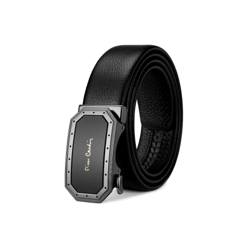 PIERRE CARDIN Top Grain Cow Leather Belts Men's Width 3.5cm