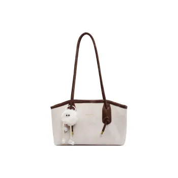 BAODIDAISHU PU Crossbody Shoulder Bags Women's Ecru/Pink/Black/Brown