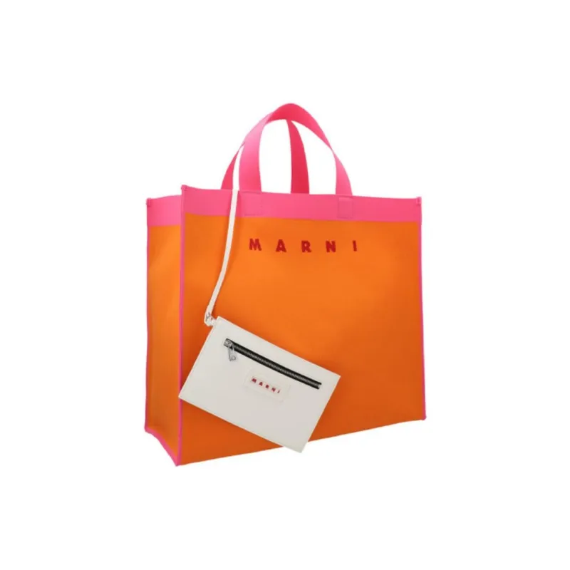 MARNI Polyester Combo Bag Handbag Women's Orange-2