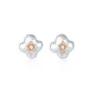 Starry-Gold "Four-Leaf Clover Baroque Pearl"