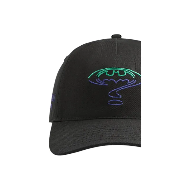 KITH X Batman Riddle Twill Low Pinch Crown Snapback Cap-2