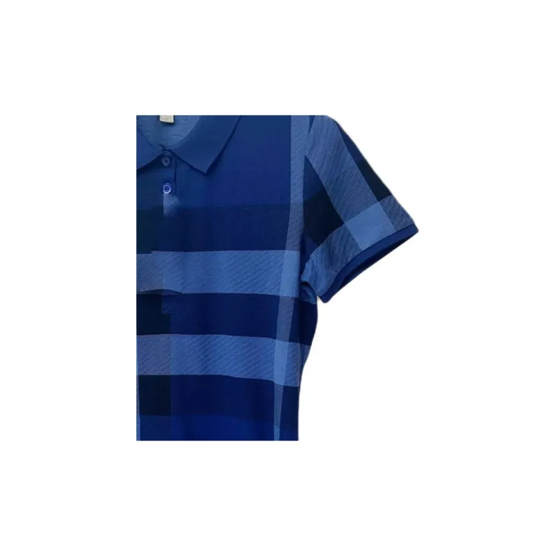 Burberry Polo Shirt Women's Blue-4